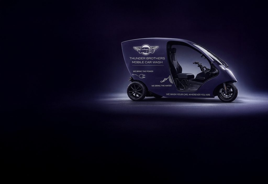 The Thunder Brothers mobile car wash unit that comes to your home or office